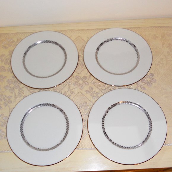 Bundle 4 Vtg Lenox Majesty Plates F529 8 1/4" Salad/Dessert Plates Made in USA - Picture 1 of 7